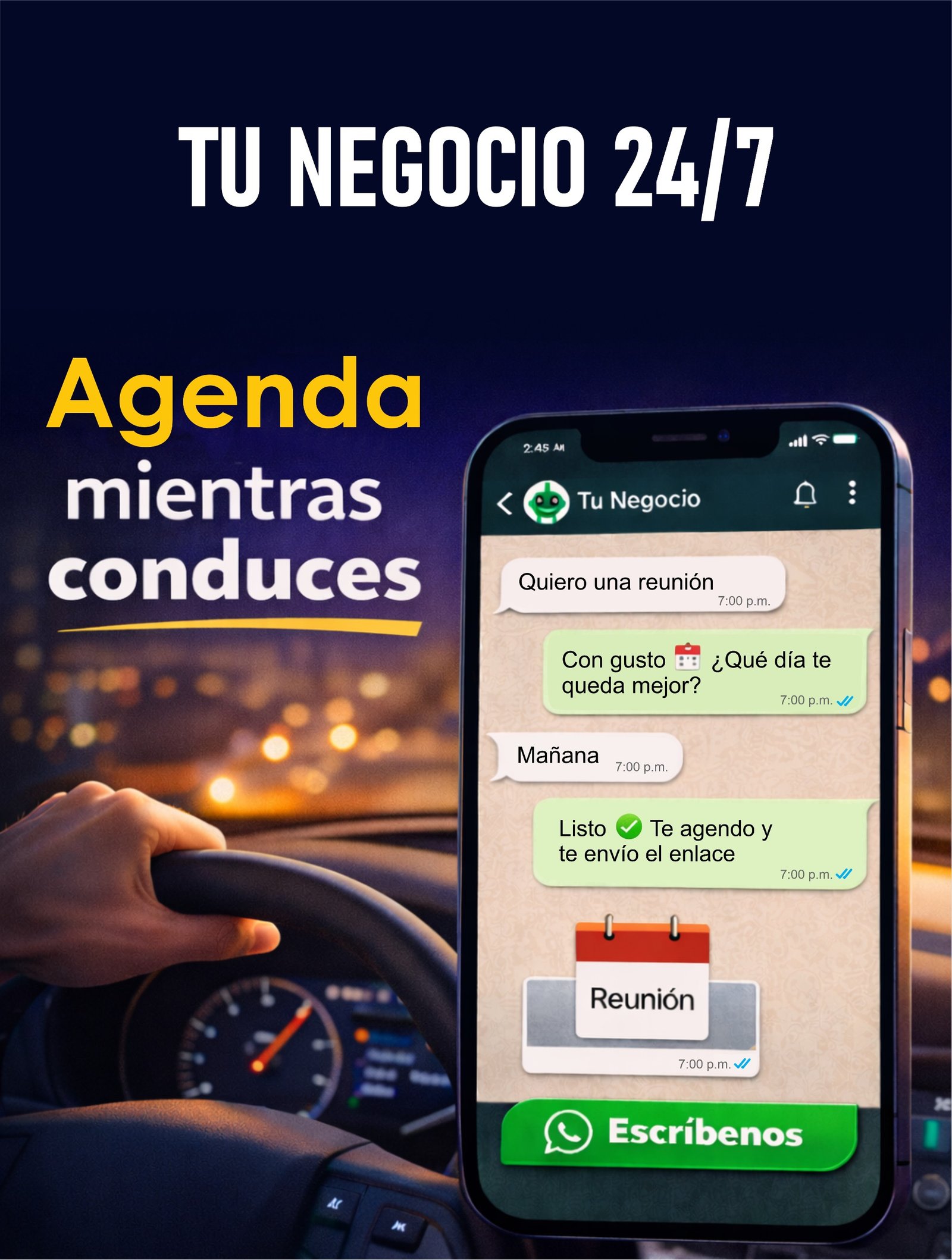Bot agenda automatica